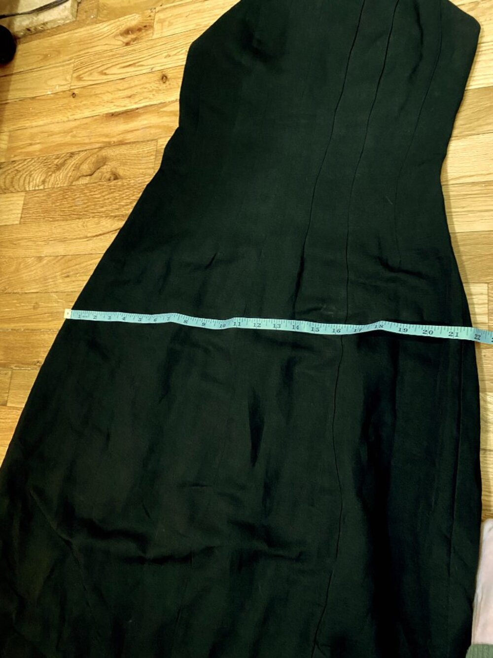 MASSIMO DUTTI Black Linen Blend Halter Midi A-Line Dress EUR 36, US 4 (or $180) - Picture 12 of 12